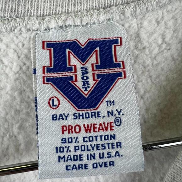 Vintage USS Iwo Jima LPH-2 Sweatshirt MV Sport Pro Weave USA Made Military 90s - Picture 2 of 7